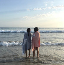 Load image into Gallery viewer, White Stripe Weave Towels