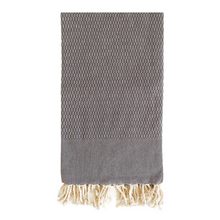 Load image into Gallery viewer, Tweed Weave Towel - Grey