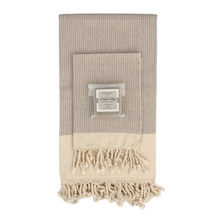 Load image into Gallery viewer, Gift Set 2: 1 Fouta, 1 Hand Towel, 1 Aleppo Soap