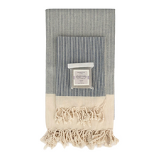 Load image into Gallery viewer, Gift Set 2: 1 Fouta, 1 Hand Towel, 1 Aleppo Soap