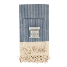 Load image into Gallery viewer, Gift Set 2: 1 Fouta, 1 Hand Towel, 1 Aleppo Soap