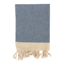Load image into Gallery viewer, White Stripe Weave Hand Towels